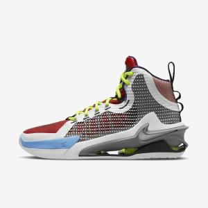 NIKE耐克 Air Zoom 男款轻质舒适防滑气垫缓震支撑回弹高帮篮球鞋 CZ9907-100