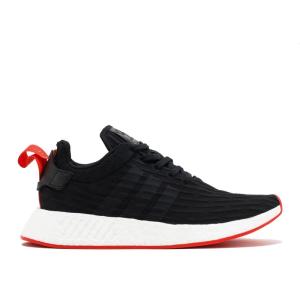 阿迪达斯Adidas NMD_R2 Primeknit 'Core Black'轻便防滑舒适 休闲运动跑鞋男款