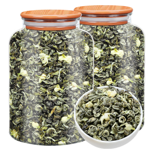 广西横县茉莉花茶2025新茶茉莉玉螺浓香型小龙珠绿茶叶散装500g