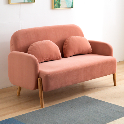 北欧单人沙发椅简约现代小户型闪电客客厅双三人沙发组合网红服装店沙发