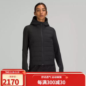 lululemon 露露乐檬 Down and Around 女士气质保暖防风连帽鹅绒羽绒服