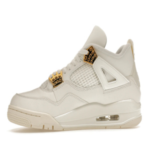 Jordan 4 Retro Metallic Gold休闲百搭轻便透气防滑耐磨女士跑步鞋跑鞋运动鞋