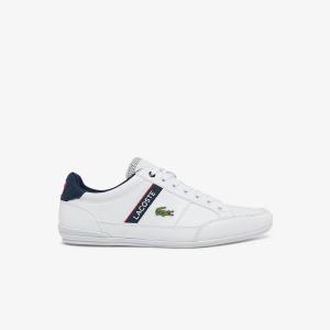 LACOSTE 法国鳄鱼 Chaymon男简约复古风运动鞋休闲时尚小白鞋日常防滑耐磨保暖板鞋