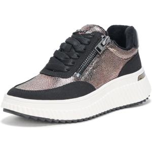 DKNY女鞋休闲系带侧拉链运动跑步鞋百搭舒适潮流女士板鞋