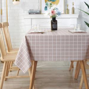 家柏饰(CORATED)PVC防水防油防烫免洗餐桌布北欧长方形桌布茶几垫布艺台布