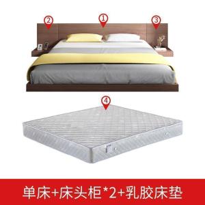 森美人简约现代榻榻米床日式床1.2m1.5米单双人床架阁楼出租房1.8米矮床