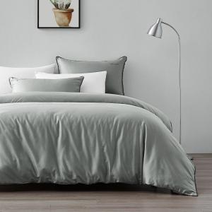 家柏饰(CORATED)60S床上四件套全棉全棉风款纯色床单被套三件套床上用品
