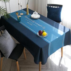 家柏饰(CORATED)北欧现代简约轻奢布艺茶几桌布防水防油免洗餐桌布长方形台布桌垫