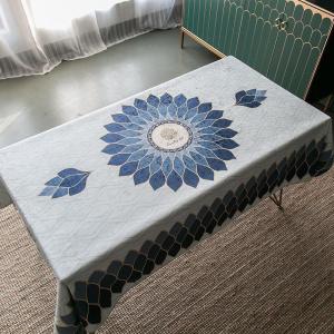 家柏饰(CORATED)美式轻奢家用长方形桌布布艺防水餐桌布茶几盖布北欧台布