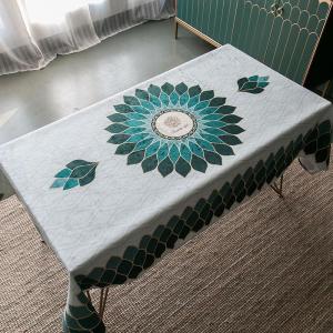 家柏饰(CORATED)美式轻奢家用长方形桌布布艺防水餐桌布茶几盖布北欧台布