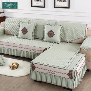 沙发垫子四季通用坐垫加厚冬韩式沙发垫四季防滑北欧简约布艺套罩