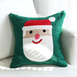 圣诞老人抱枕靠垫ins网红款客厅沙发靠枕套4545创意圣诞节