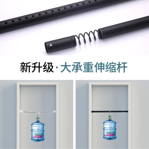 美帮汇白纱窗帘免打孔安装儿童房阳台遮光防晒透光不透人轻奢纱帘伸缩杆