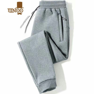 YANXU爸爸装中老年秋季休闲裤男运动裤宽松直筒工作长裤干活穿的薄款束脚裤子