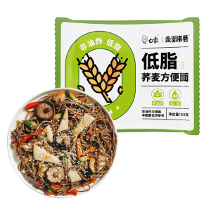 白象荞麦方便面荞麦面油炸低脂代餐面饼主食粗粮泡面速食整箱