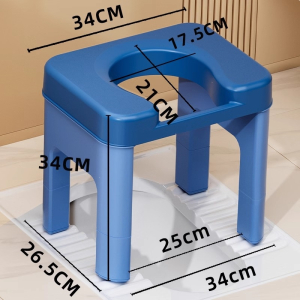 如华福禄蹲厕改坐便椅家用大便蹲便儿童孕妇老人坐便器厕所凳子
