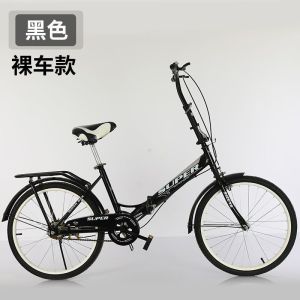 折叠自行车成年人免安装女免充气20寸22寸青少年中学生轻便车减震