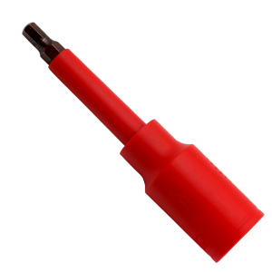 维度(WEDO)IN524B 3/8寸(10mm)绝缘注塑内六方套筒头旋具 铬钒钢 VDE 绝缘耐压1000V