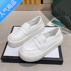 SUNTEK护士小白鞋女2023年夏季新款百搭上班鞋两穿软皮乐福鞋孕妇单鞋女