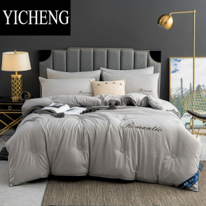 YICHENG被套四件套春秋床上床单床品纯色简约单人纯色小清新1.8米床