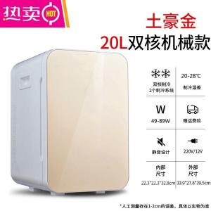 [补贴10%]车载迷你小冰箱mini宿舍出租房小型母乳单人用冷藏箱车家两用