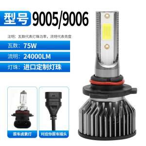 [补贴10%]LED汽车大灯h1灯泡h7超亮h4聚光远近一体9005改装9012车灯h11强光