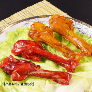 乡巴佬鸭腿批发盐焗40g鸡腿整箱小鸡腿一箱鸭货零食休闲食品熟食