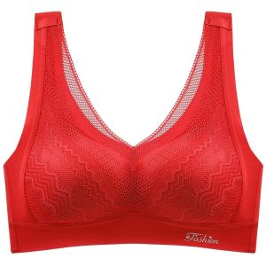 乳胶大红色本命年结婚内衣聚拢收副乳文胸罩