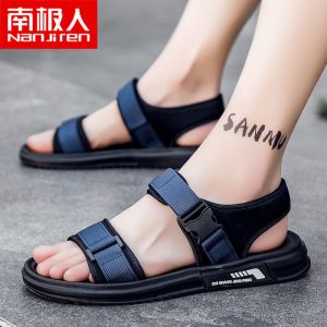 凉鞋男2021新款软底沙滩鞋男士时尚凉鞋子防滑拖鞋男款休闲鞋