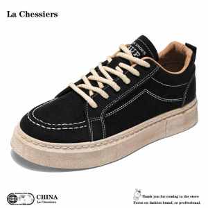 La Chessiers男鞋春季2025新款潮牌百搭板鞋男士休闲运动防滑潮鞋