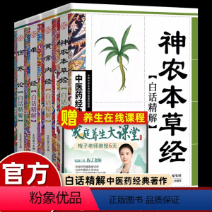 [正版]4册套装中医四大名著原著注释白话文黄帝内经神农本草经黄帝八十一难经原文校释伤寒杂病论初学爱好者零基础自学入门大