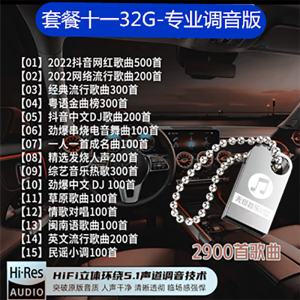 [补贴10%]车载u盘歌曲2023年新款网红流行高品质车用无损音质汽车音响 法