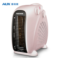 AUX奥克斯取暖器NFJ-200A2 家用暖风机办公室冷暖两用电暖气迷你电暖器 香槟色