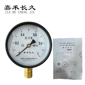 嘉禾长久 压力表(带辽宁省级检定证书) Y100 块