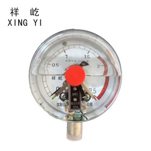 祥屹+抗震耐震电接点压力表检测定制型+YNXC100 +块