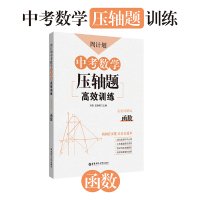 正版 周计划中考数学压轴题高效训练(函数) 初中数学函数专题 二次函数三角函数 九年级中考数学知识点4C77JW