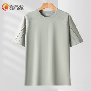 鑫捷登 男女款莱赛尔插肩休闲短袖LWKS-T303