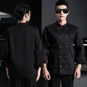 TDUO长袖秋冬餐饮厨师工作服X1 套