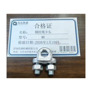 铭达鲁满 钢丝绳卡头 个