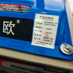 柯耐欧纯铜变频便携式大功率手动电动汽油发电机台6500i台