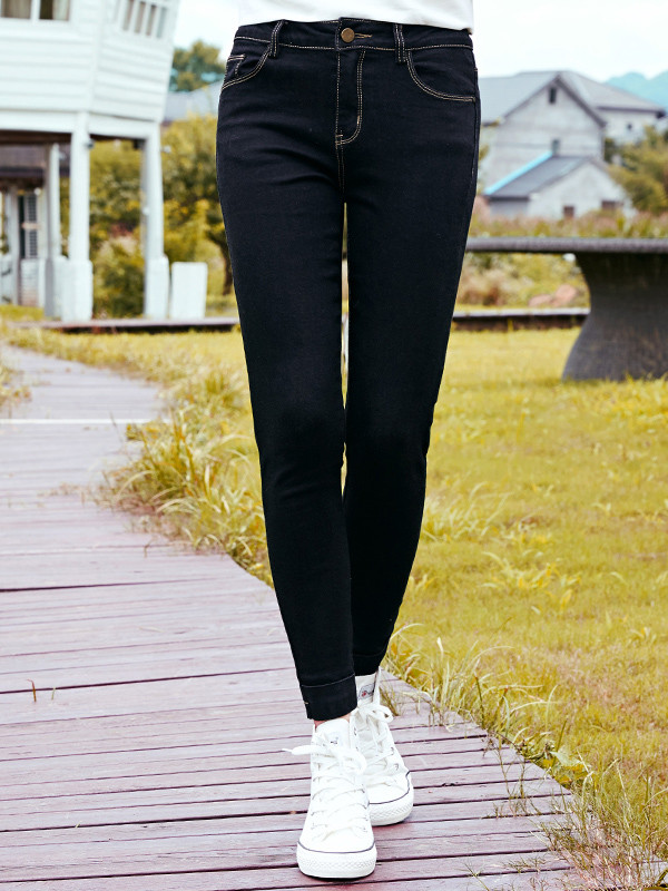 郁香菲 休闲牛仔长裤 1363666