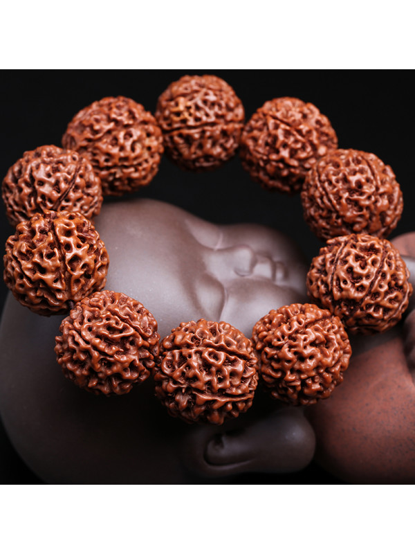 月印百川 红肉大金刚手串七瓣金刚菩提手链男款佛珠