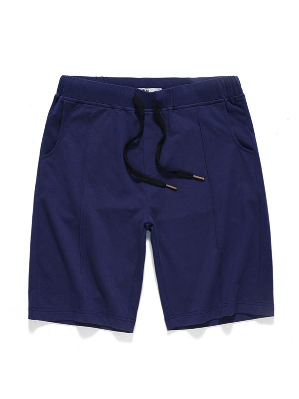 ne伯爵卓尔夏季新品复古纯色休闲男短裤 英伦中裤五分裤潮