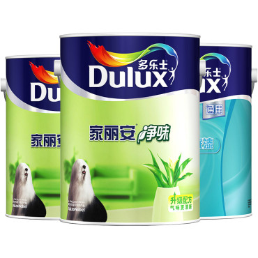 多乐士(dulux)家丽安净味乳胶漆 内墙面漆油漆涂料 a991 a749 套装15l