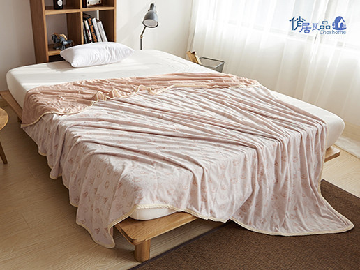 俏居 毛圈凉感丝夏凉被 1.8*2.0m 米色