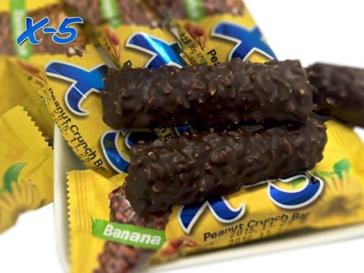 x-5花生夹心巧克力棒 香蕉味(单根)36g