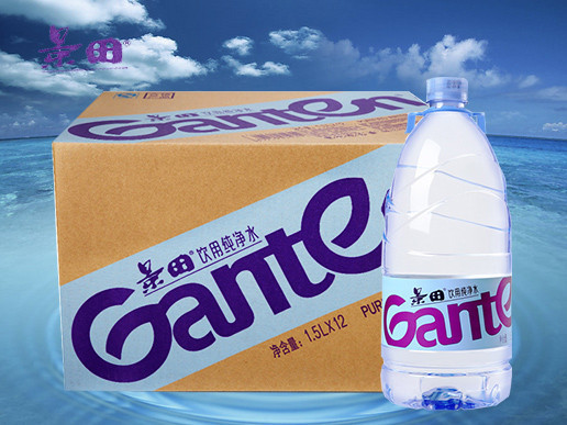 景田 饮用纯净水1.5l*12瓶